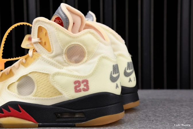 Kick Theory Jordan Sail OFF-WHITE 5 Retro DH8565-100 0713